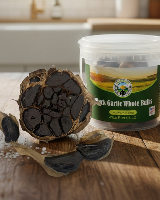 Whole Black Garlic Bulbs