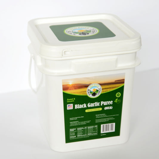 Black garlic puree 9 LB - Wild River Black Garlic