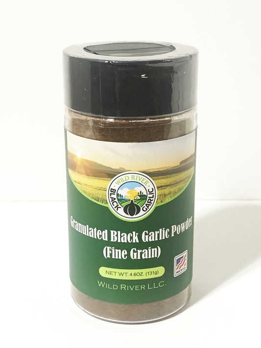 Granulated black garlic powder fine grain 4.6 OZ - Wild River