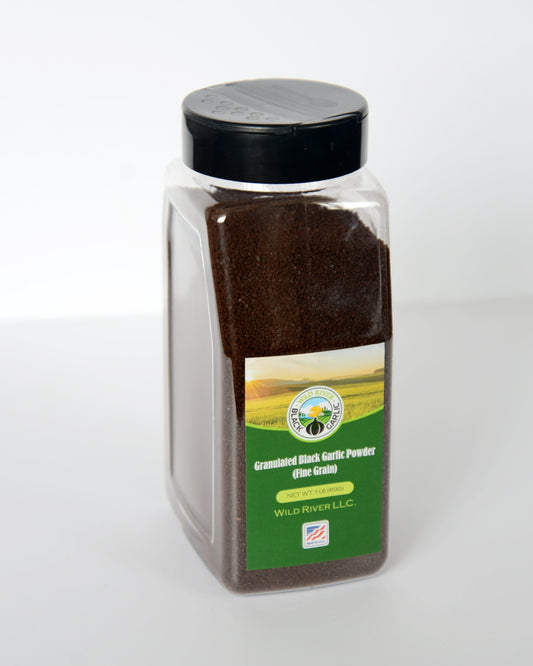 Granulated Black Garlic Powder (Fine Grain) 1 LB