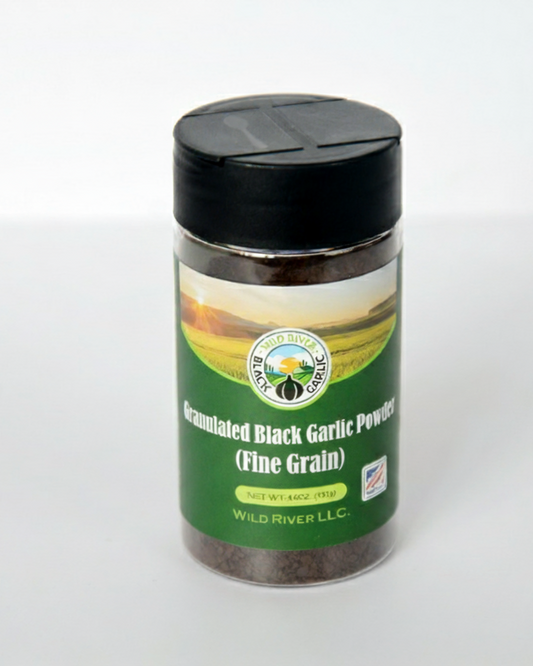 Granulated Black Garlic Powder (Fine Grain) 4.6 OZ